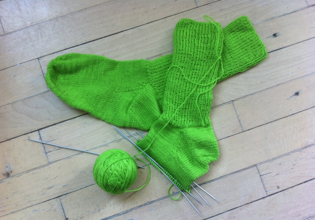 Grønne sokker